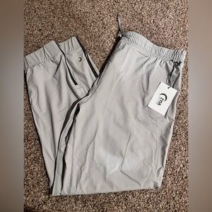 Zyia Gray Everywhere Zipper Joggers